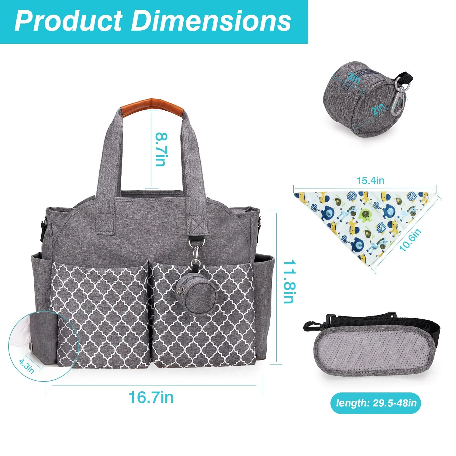 Mommy Baby Nappy Diaper Bag