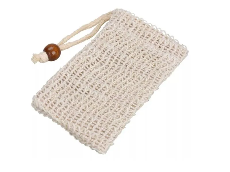 Natural Exfoliating Bath & Shower Sisal Soap Saver Bag