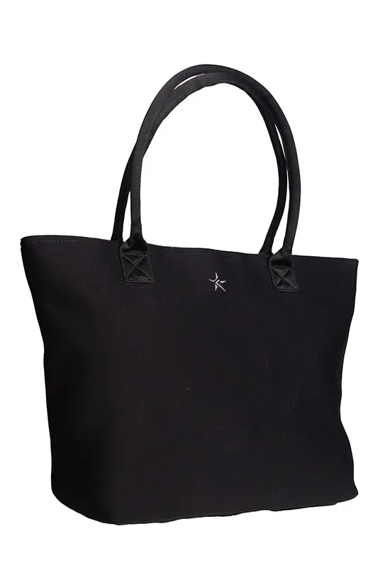 Neoprene in Black Rebel Tote Bag