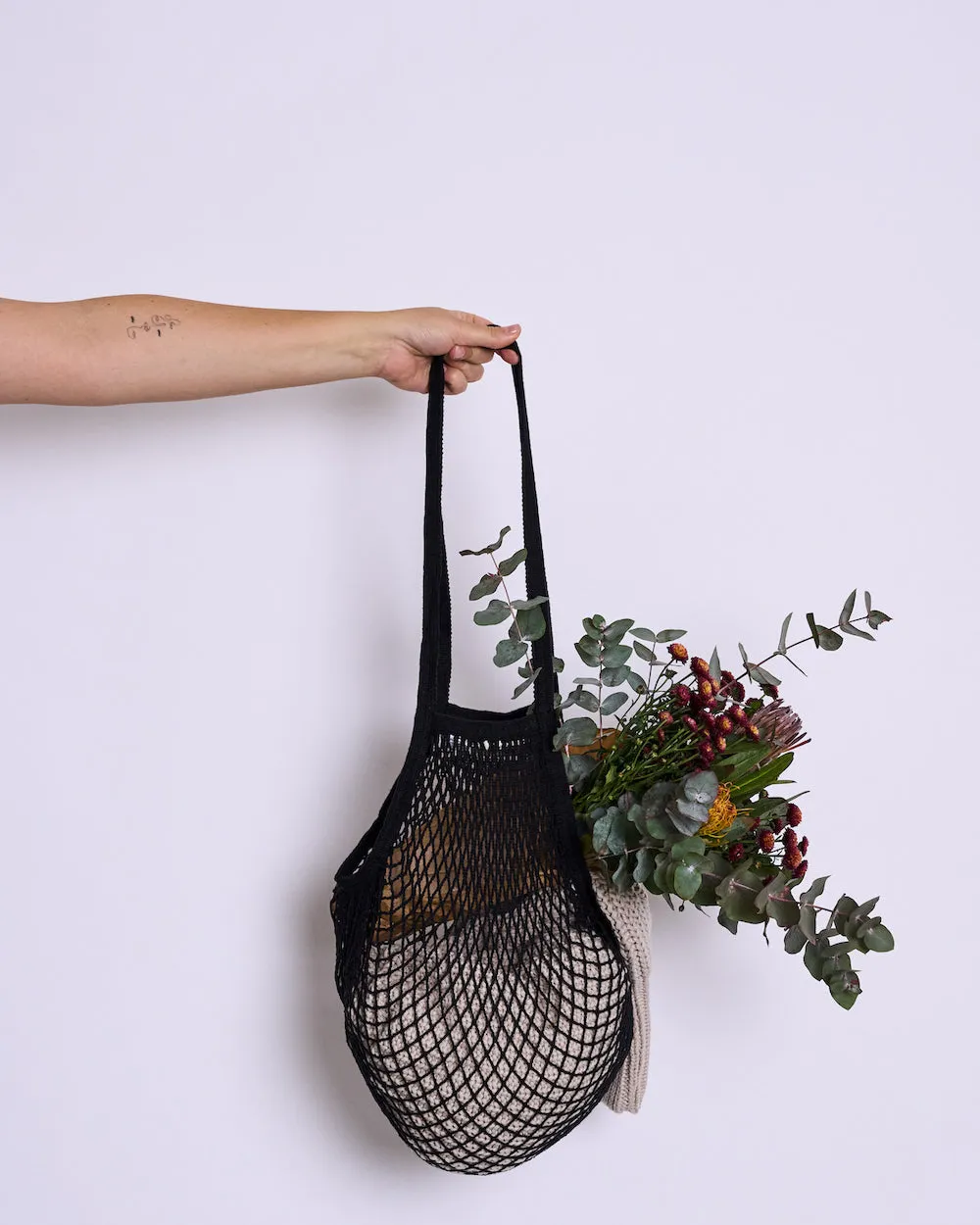 NET BAG TURTLE BAG BLACK