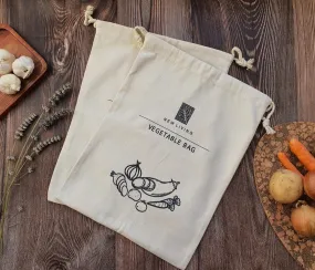 New Living- Reusable Linen-Cotton Vegetable Bag