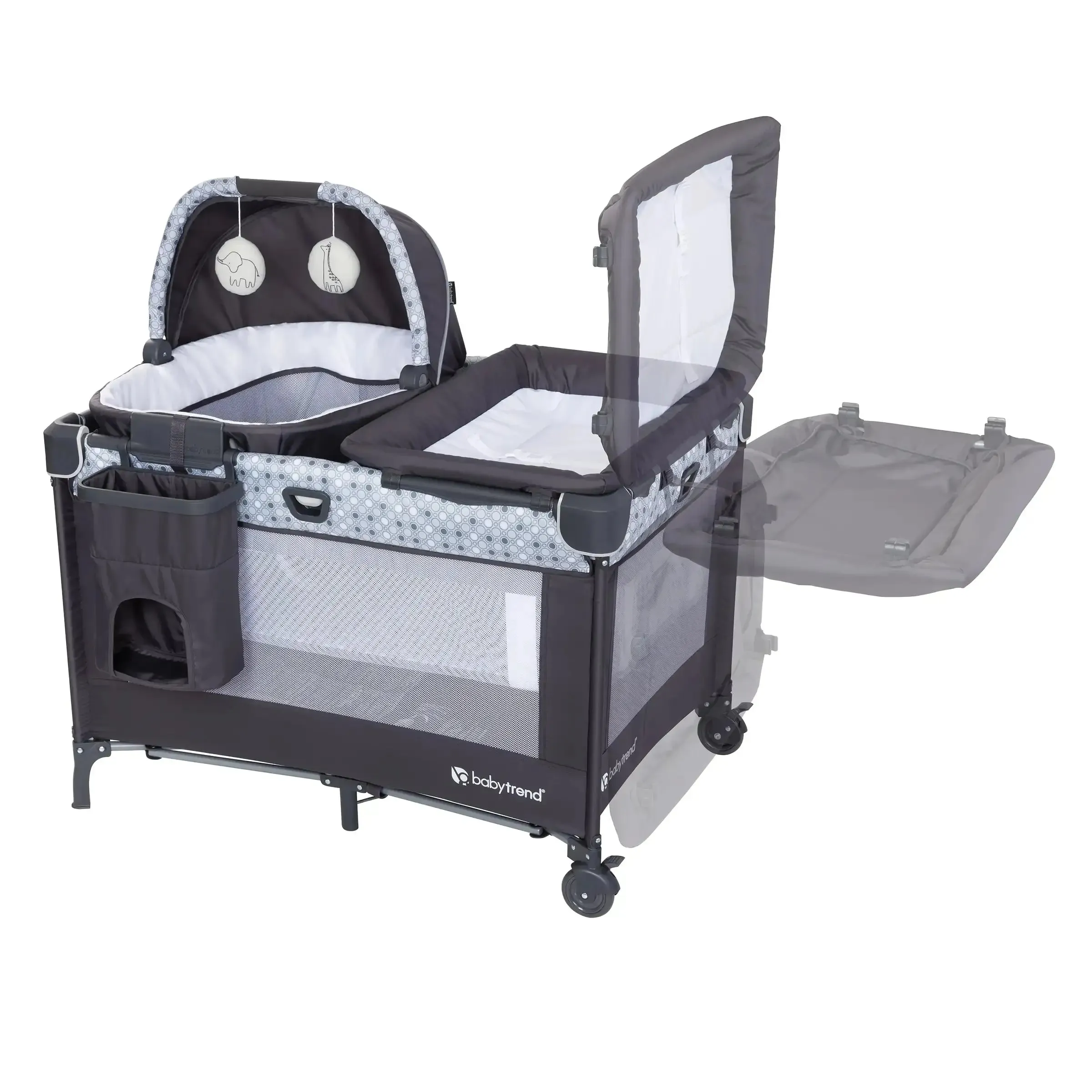 Nursery Den Playard with Rocking Cradle