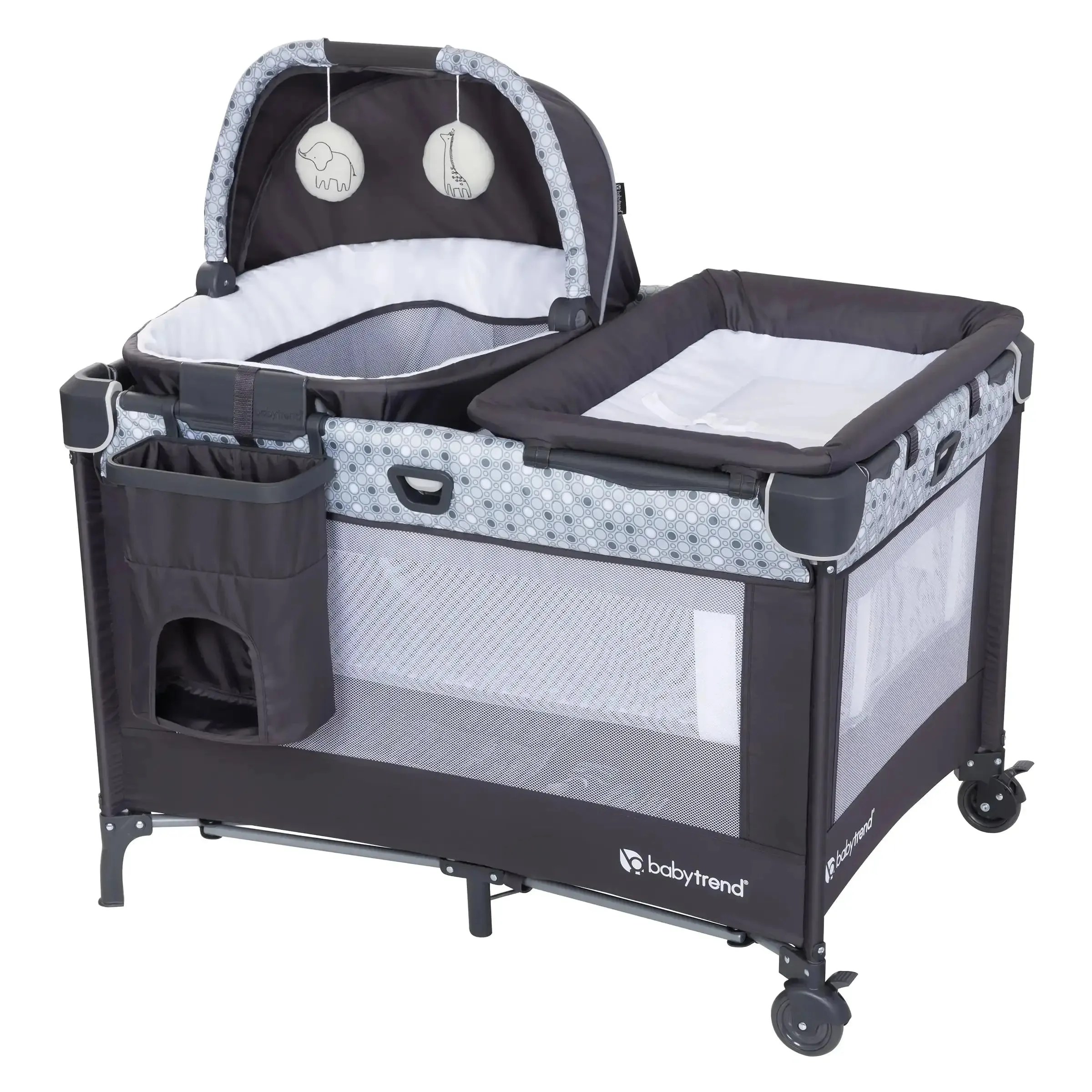 Nursery Den Playard with Rocking Cradle