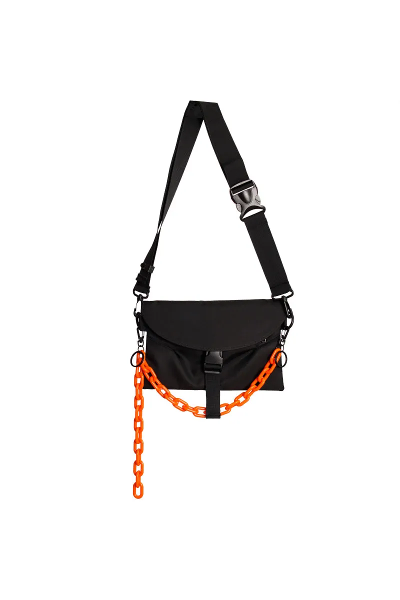 ORANGE BLACK bag