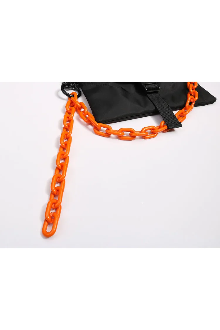 ORANGE BLACK bag