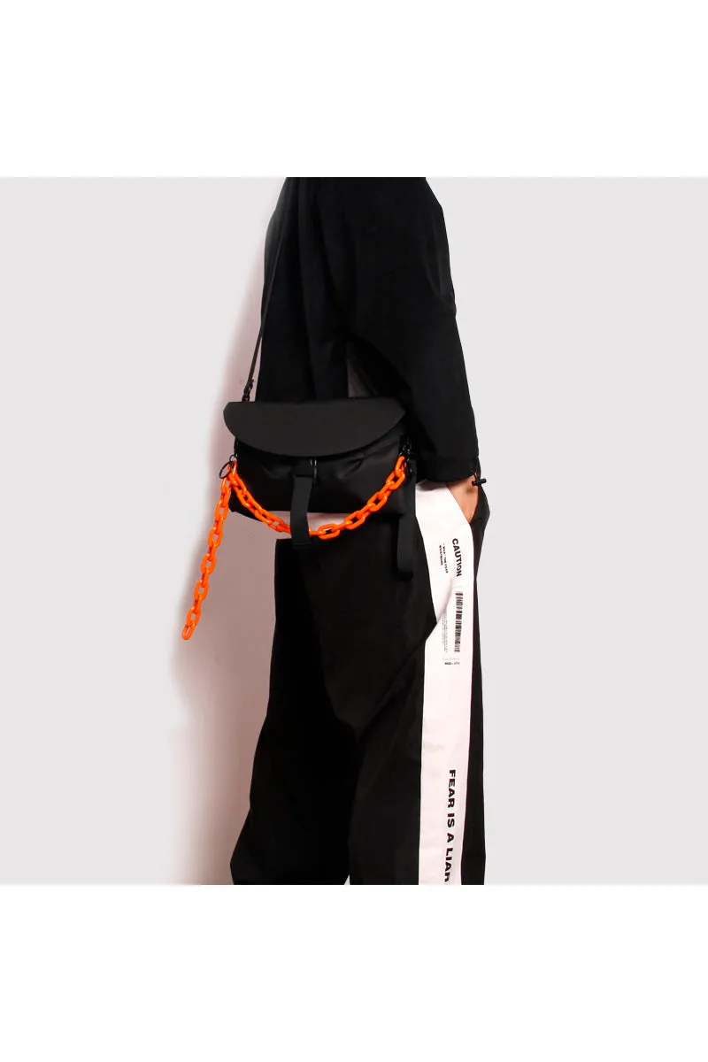 ORANGE BLACK bag