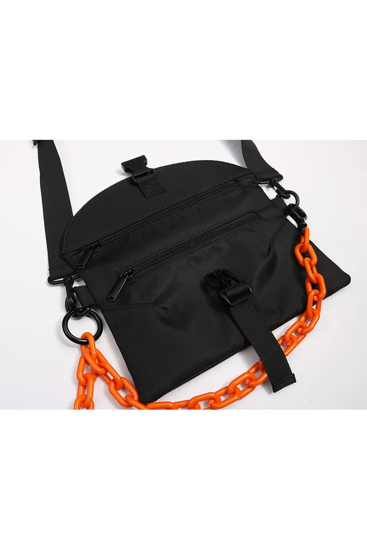 ORANGE BLACK bag