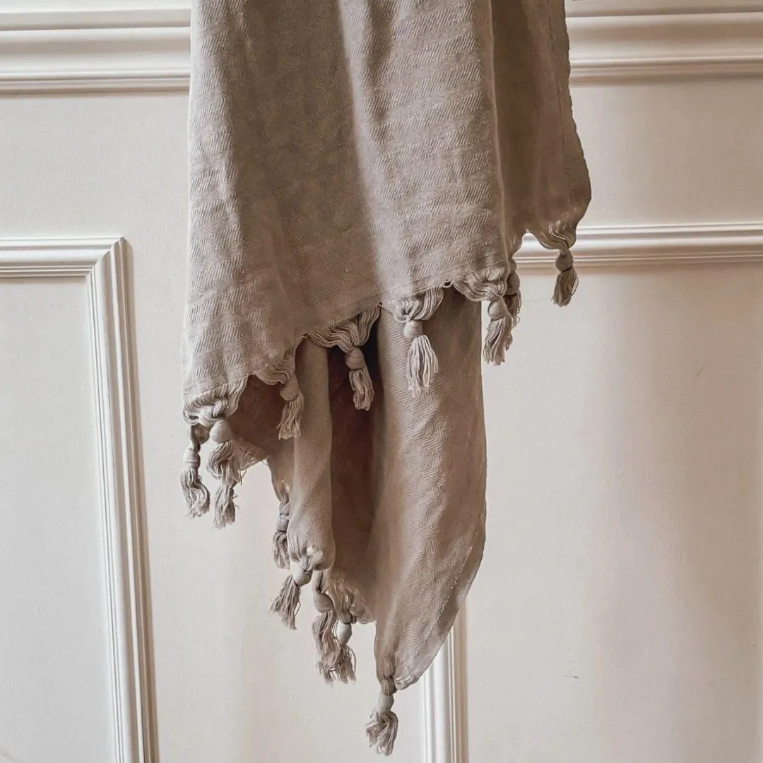 oversized turkish towel - white