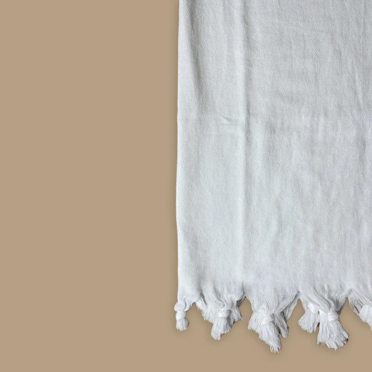 oversized turkish towel - white