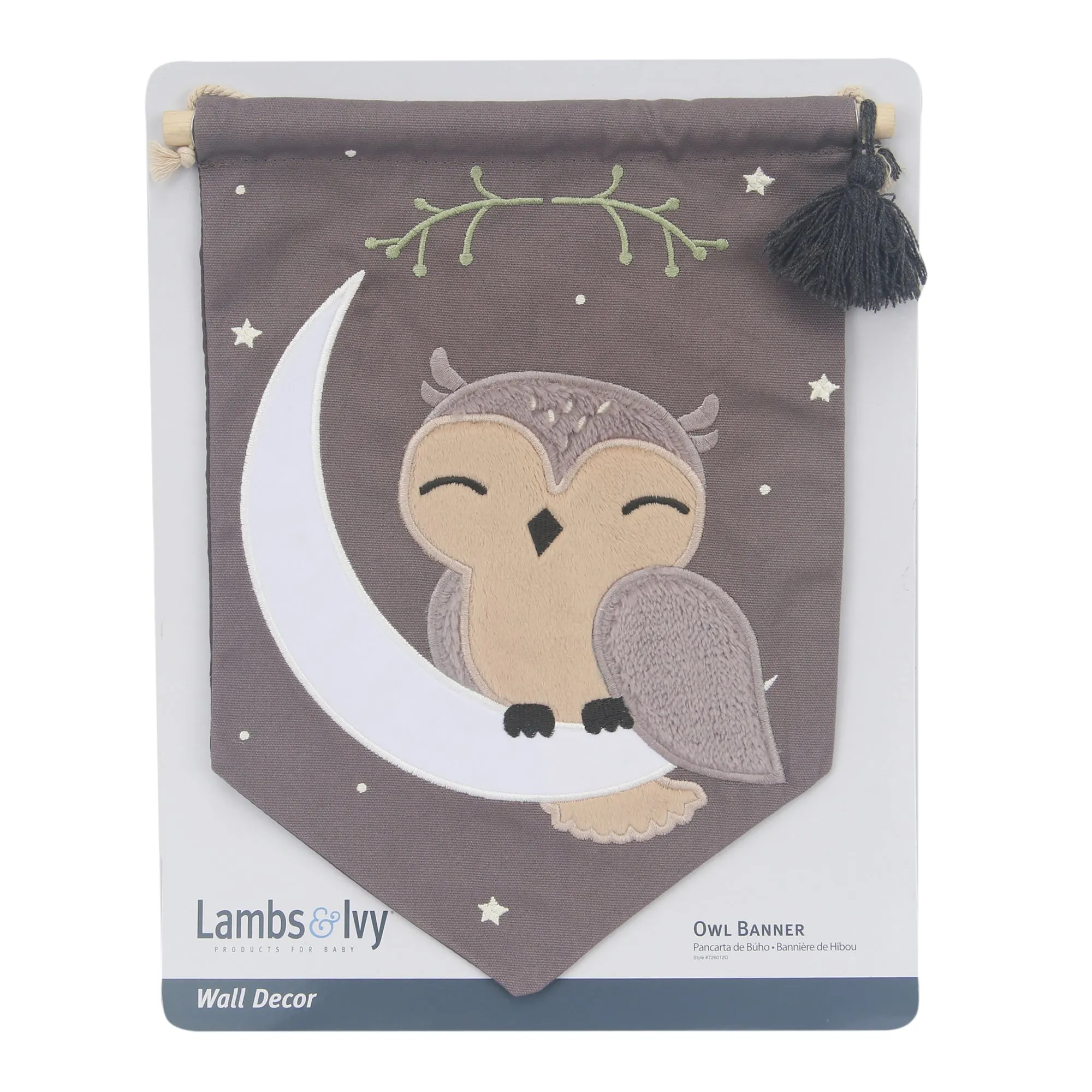 Owl Canvas Banner Wall Art