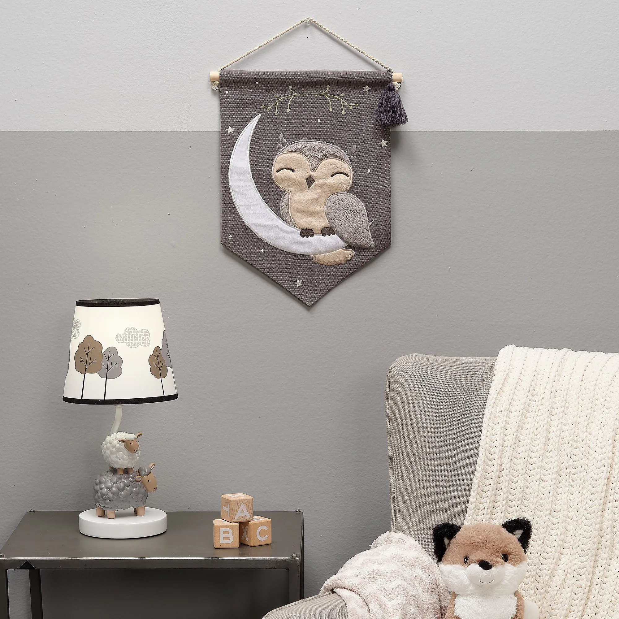 Owl Canvas Banner Wall Art