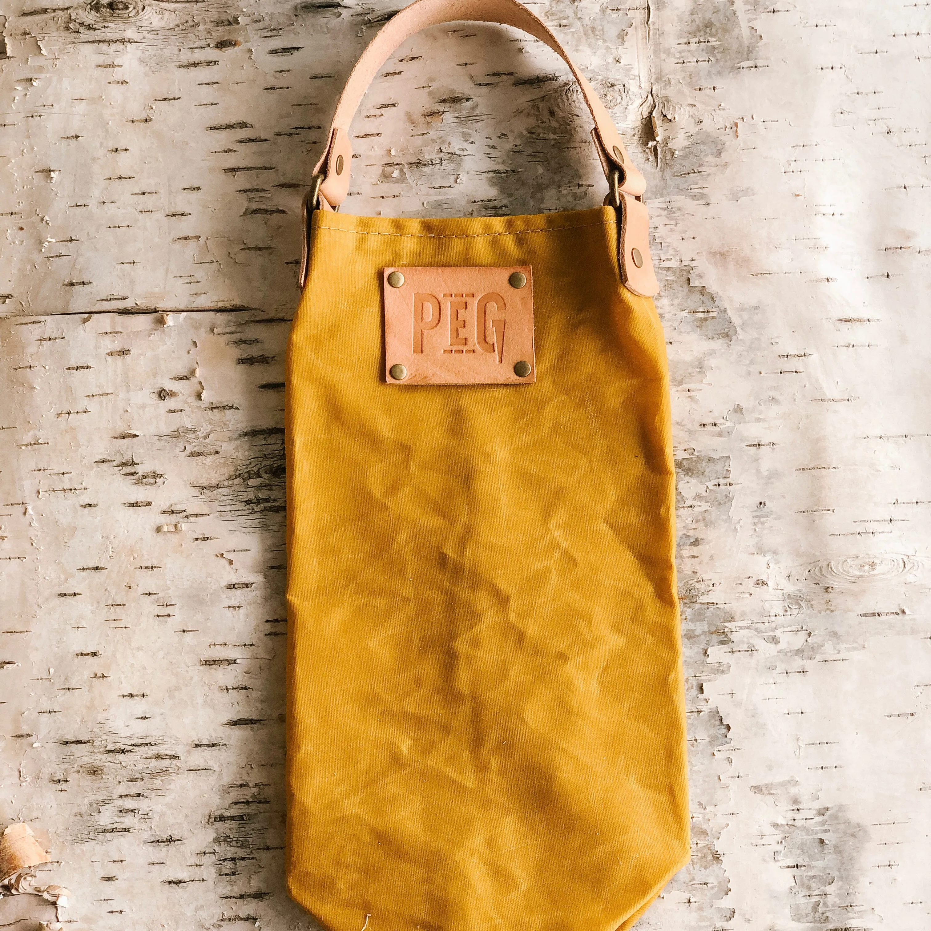 PEG WINE TOTE - SUNSHINE