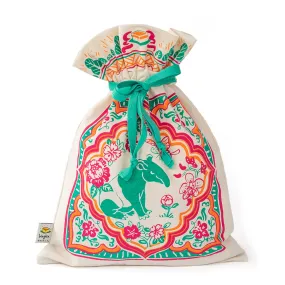 Peranakan Tiles Tapir Drawstring Gift Bag (Big)