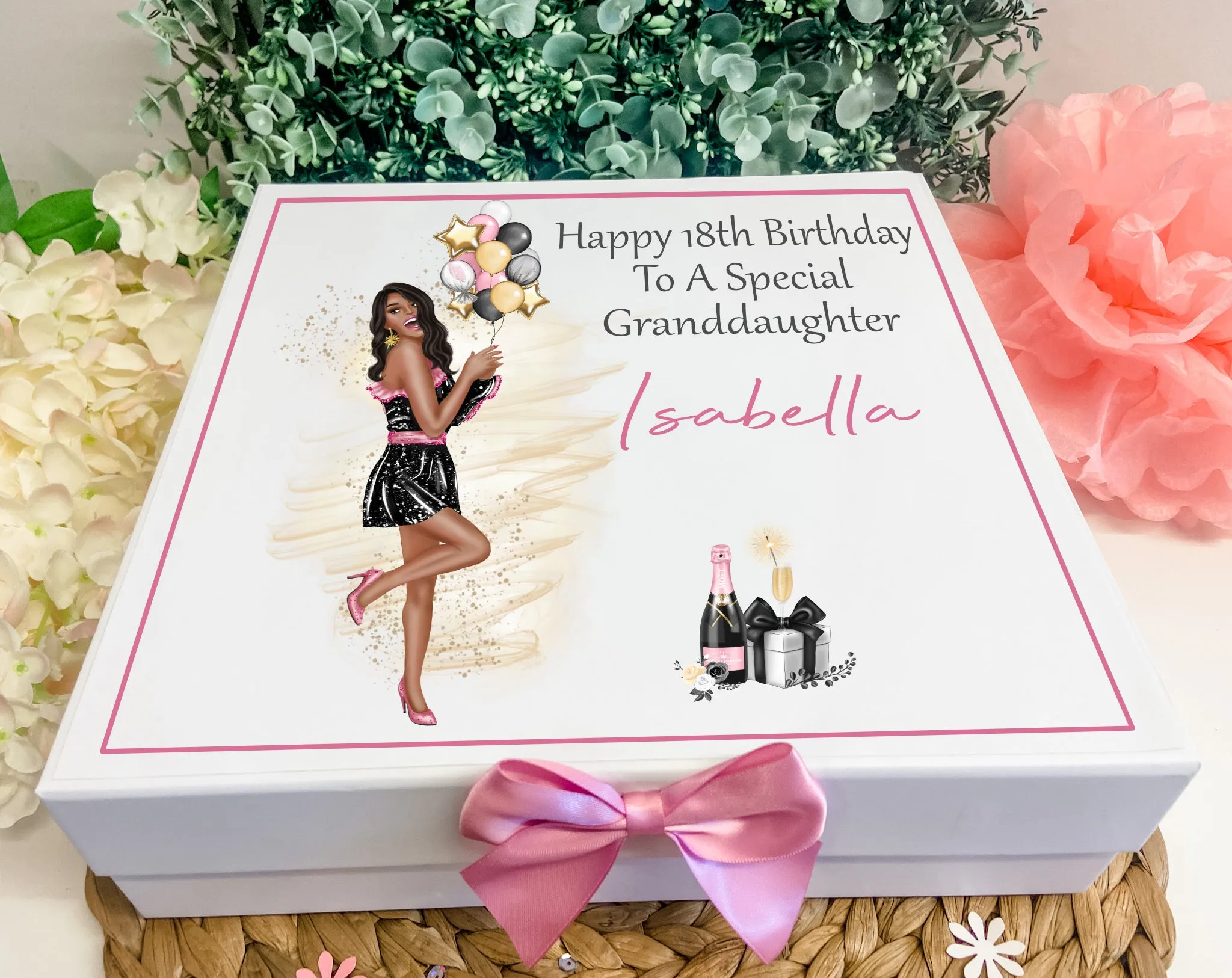 Personalised Birthday Gift Box Party Girl