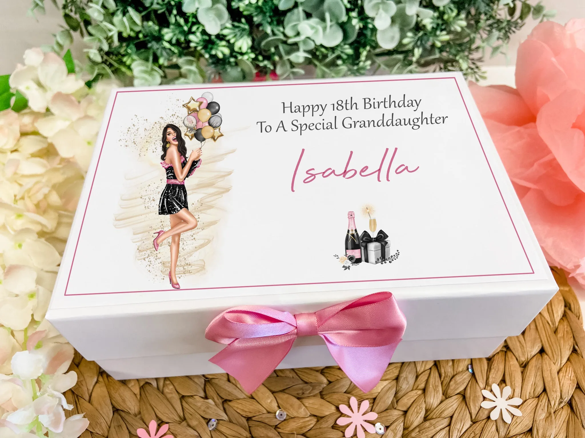 Personalised Birthday Gift Box Party Girl