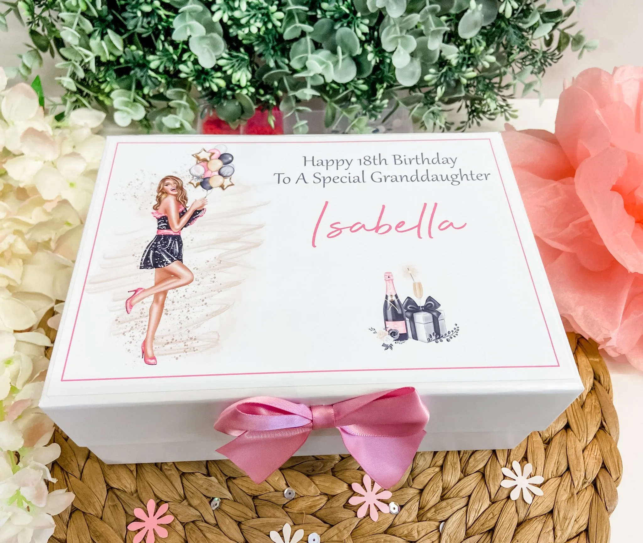 Personalised Birthday Gift Box Party Girl