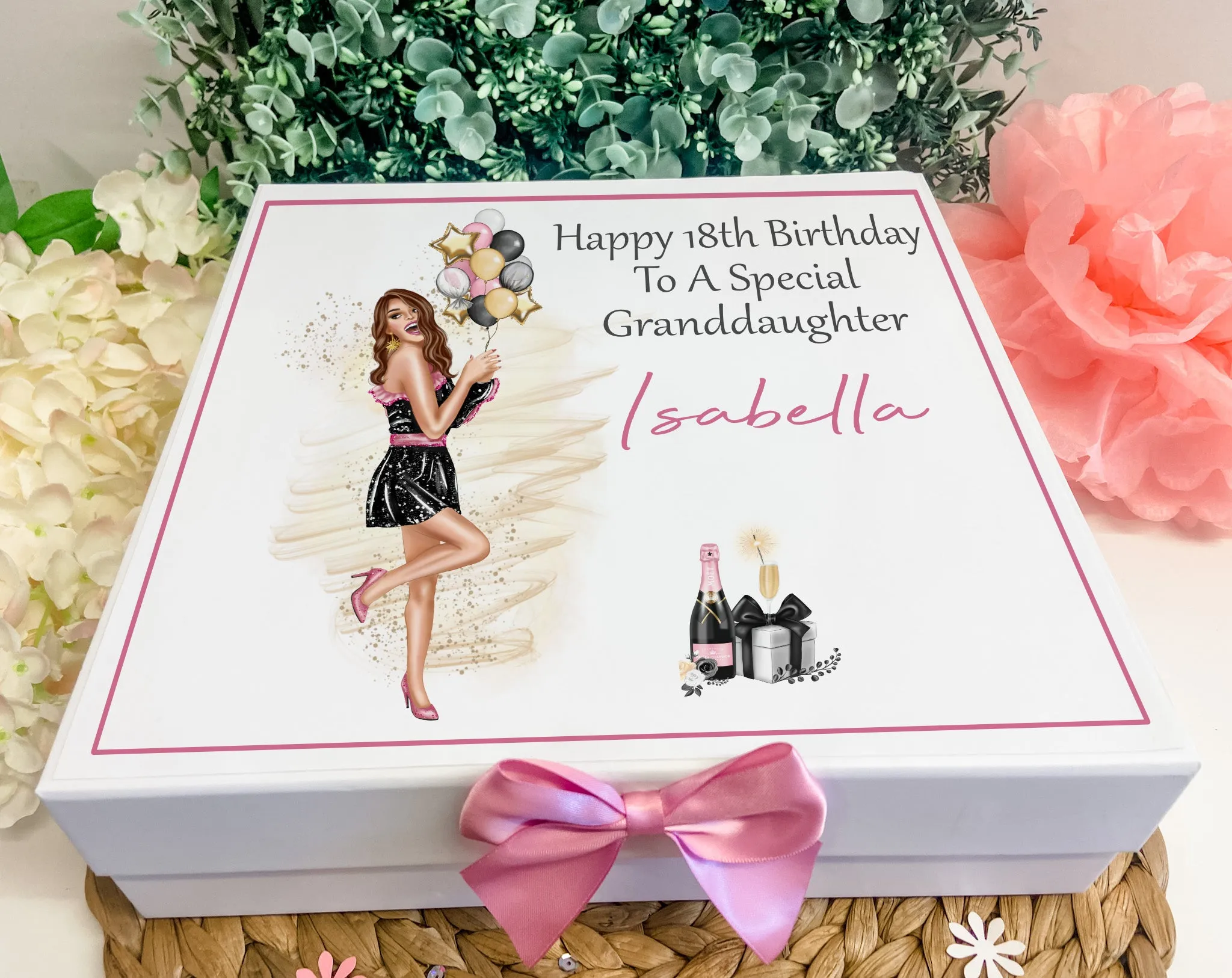 Personalised Birthday Gift Box Party Girl