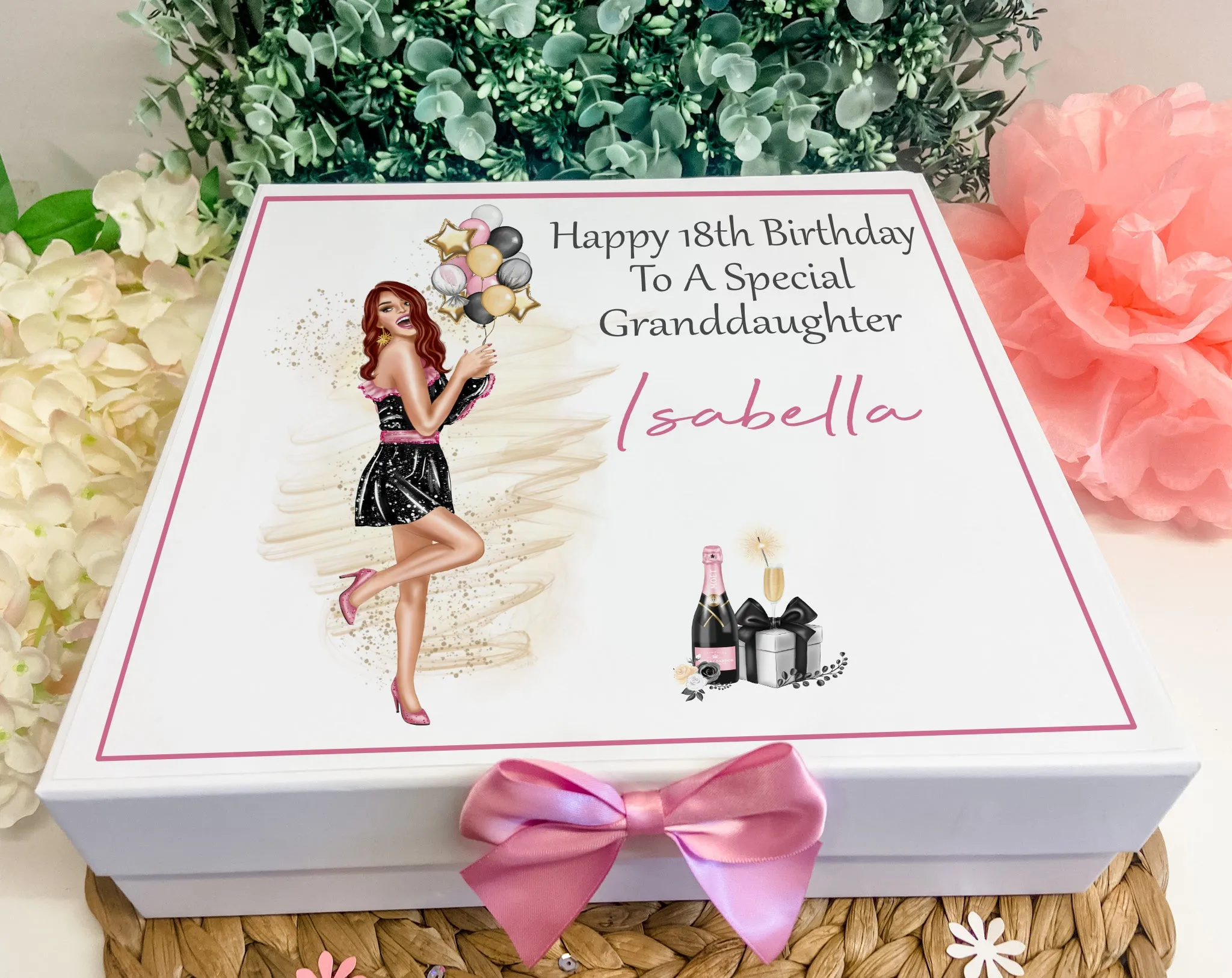 Personalised Birthday Gift Box Party Girl