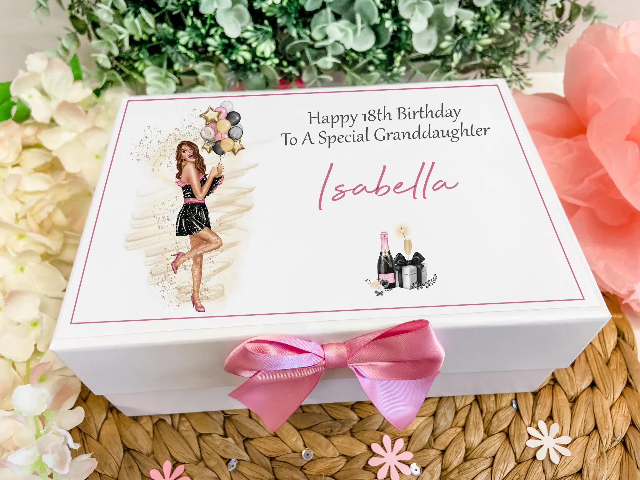 Personalised Birthday Gift Box Party Girl