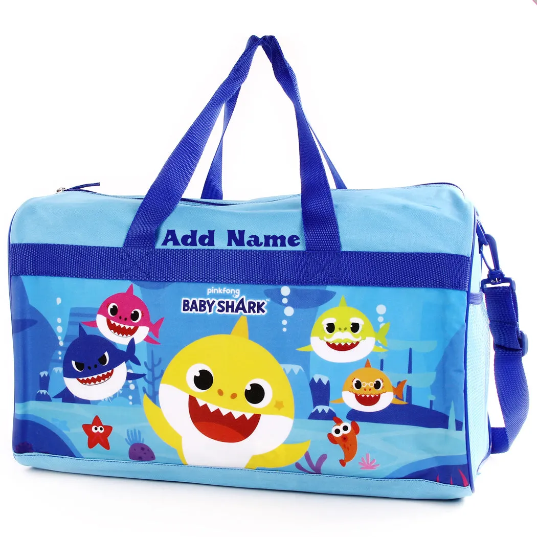 Personalized Kid's Travel Duffel Bag - Baby Shark