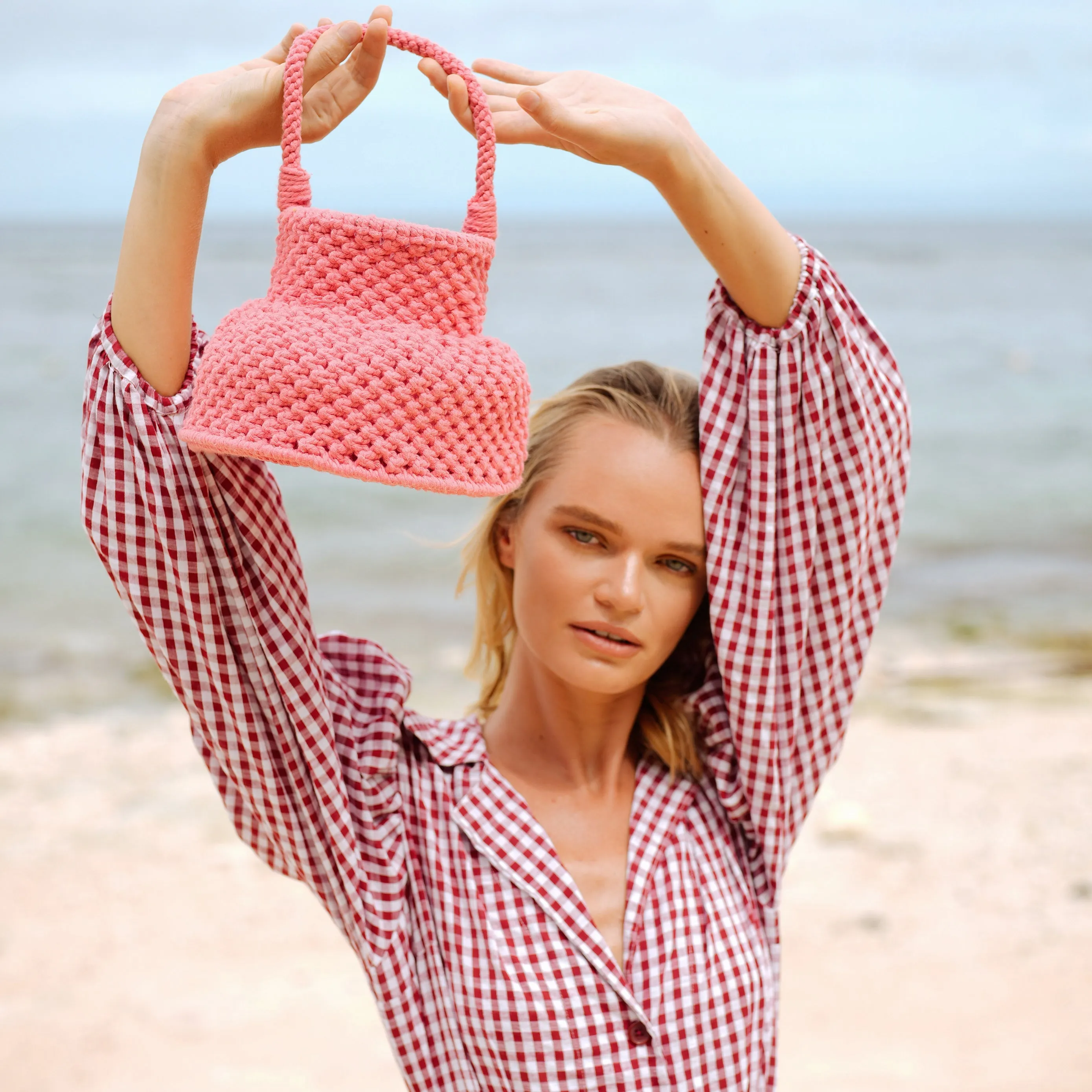 Petite Naga Macrame Bucket Bag | Stylish, Sustainable, and Eco-Friendly