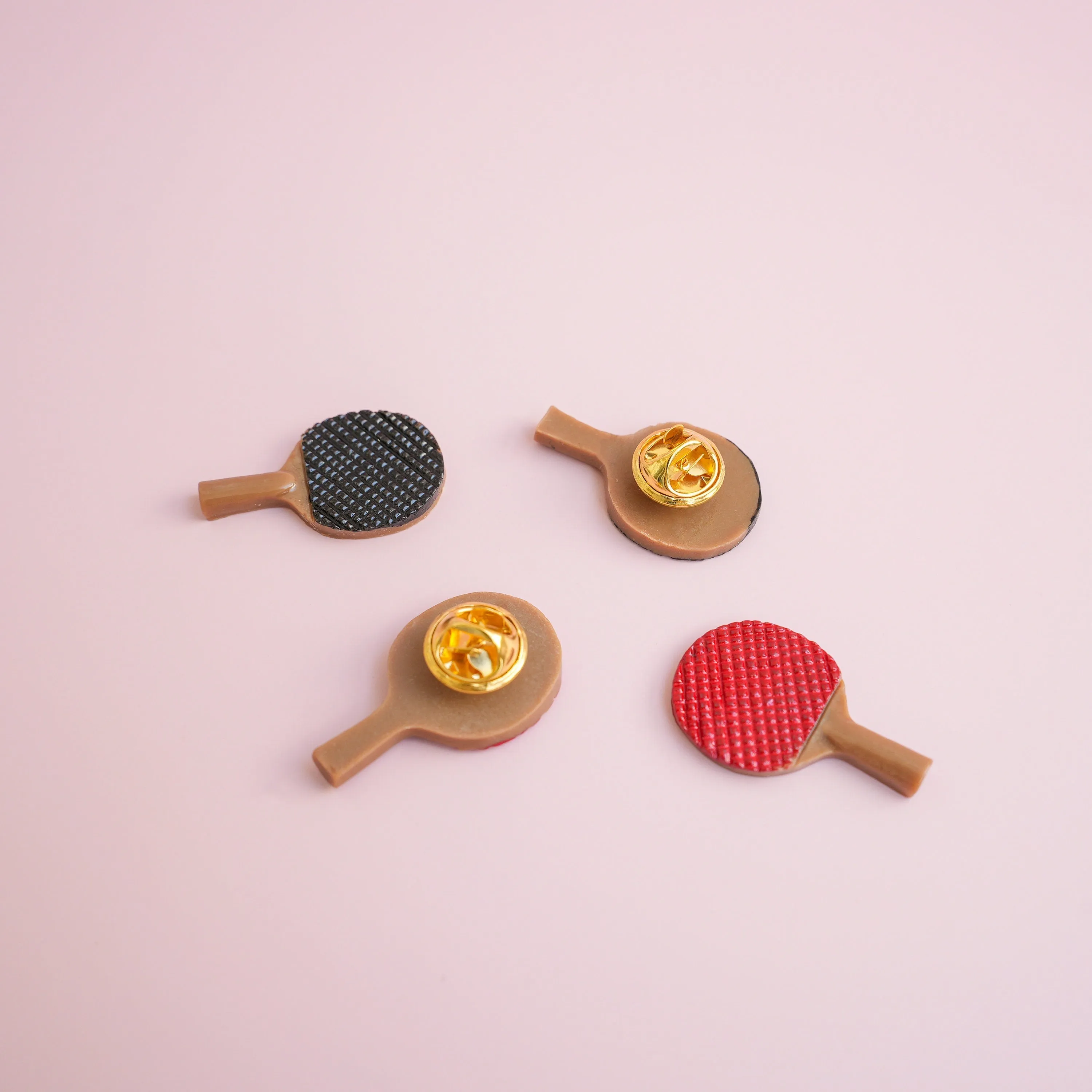 Ping Pong Bat Pin | Table Tennis Brooch