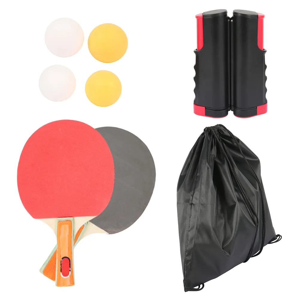 Portable Retractable Ping Pong Net Rack for Home and Office