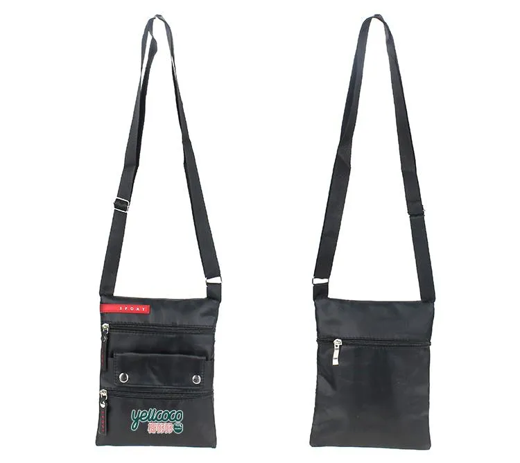 Portable Zippered Sling Bag For Sports