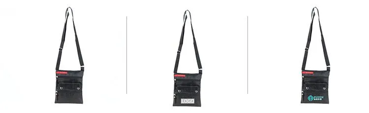 Portable Zippered Sling Bag For Sports