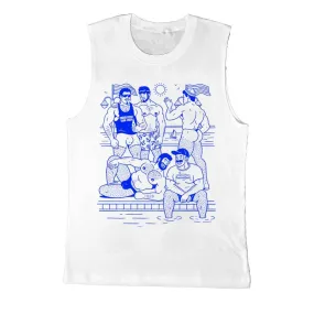 Ptown Boatslip Tea Sleeveless Tee