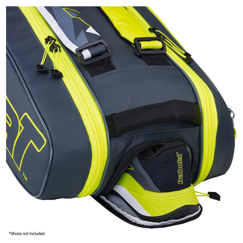 Pure Aero RHx6 Tennis Bag Grey and Yellow