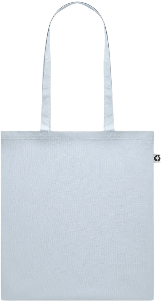 Recycled cotton colored shopping bag