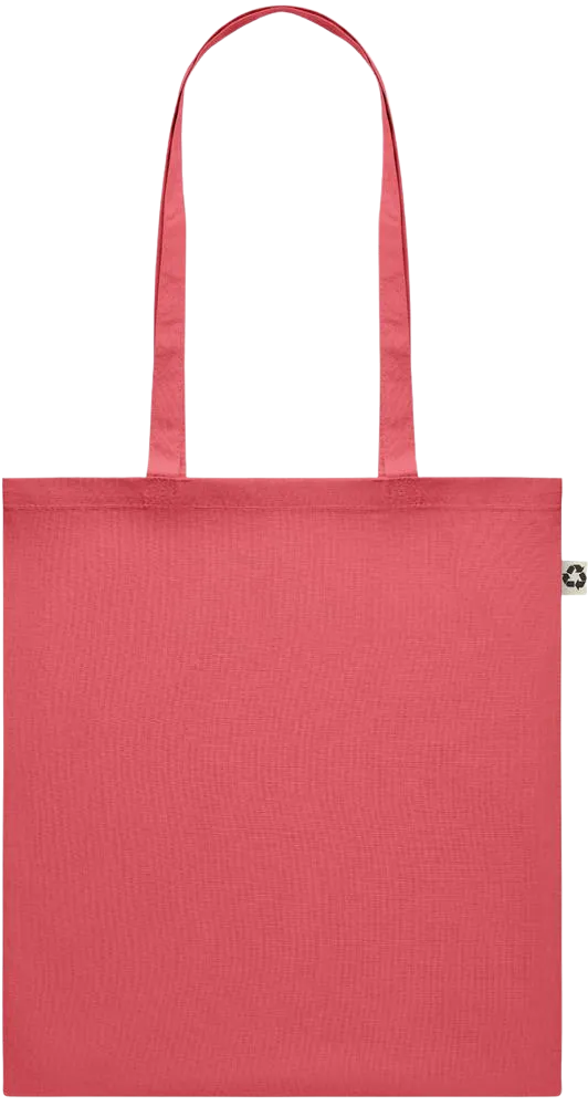 Recycled cotton colored shopping bag