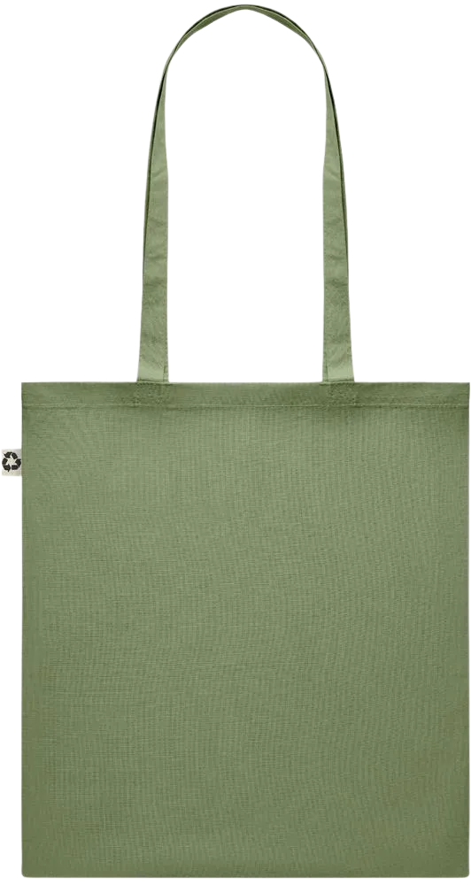 Recycled cotton colored shopping bag