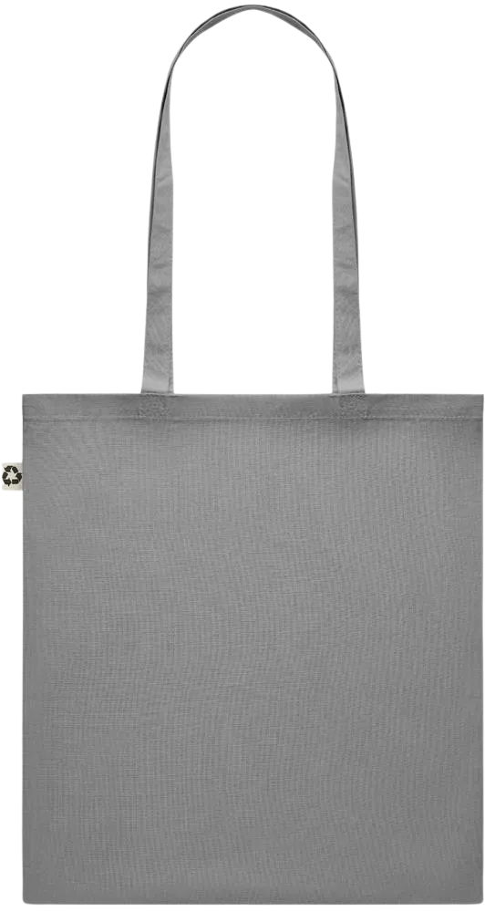 Recycled cotton colored shopping bag