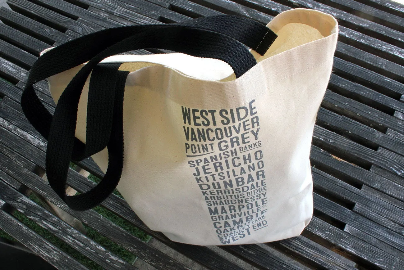 RIDING THE PINE | Vancouver Bus Shopping Bag