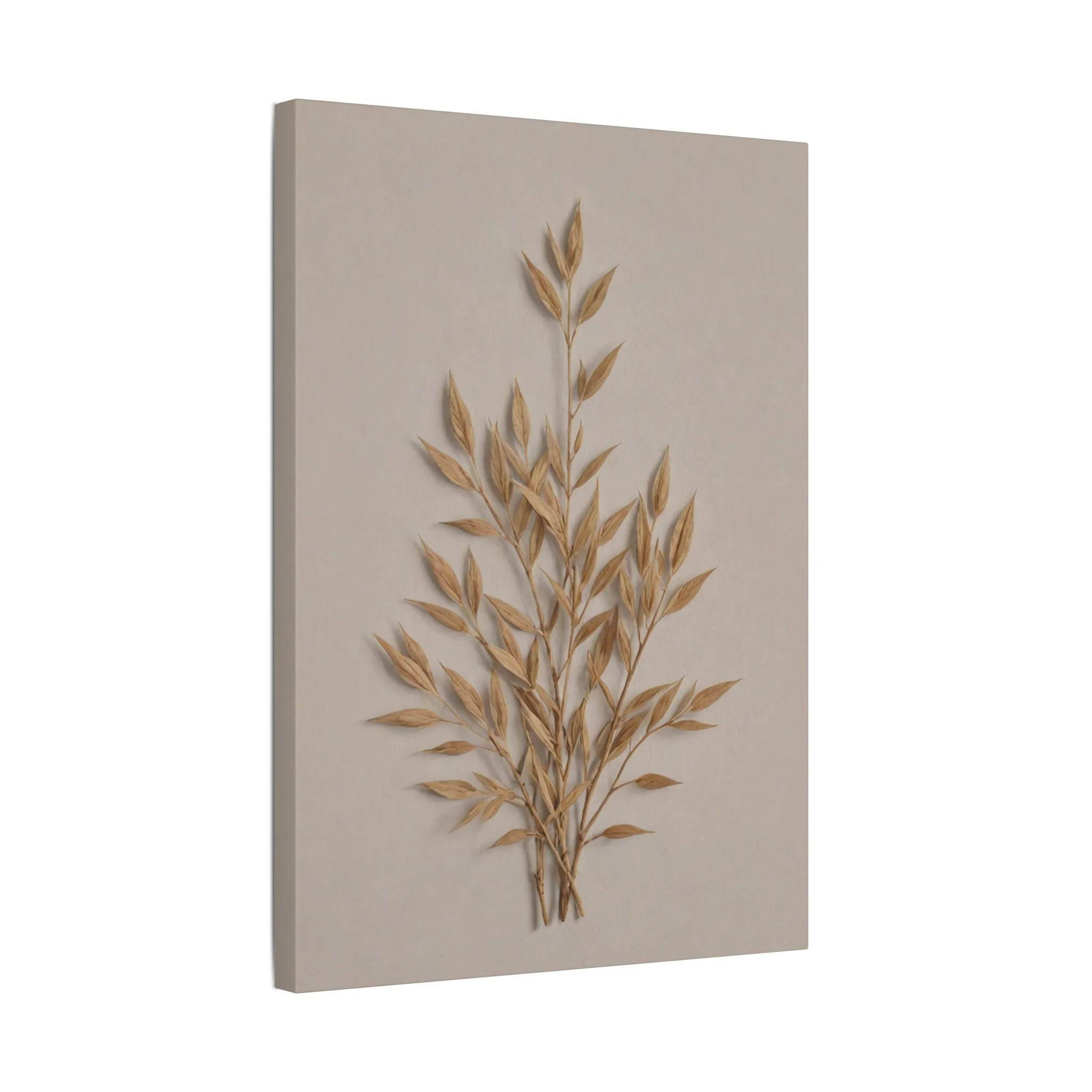 Santorini Vegetation Canvas