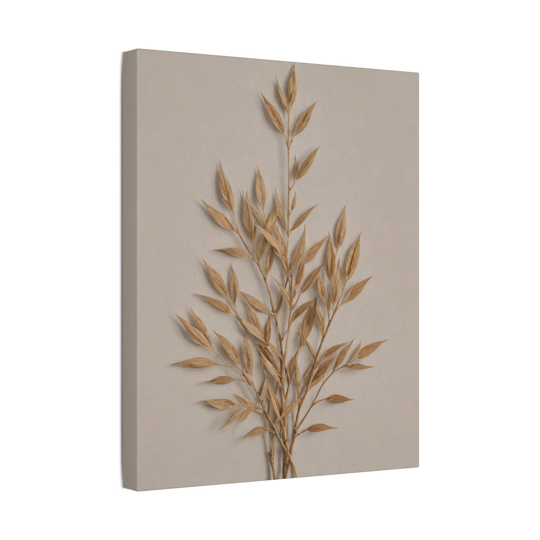 Santorini Vegetation Canvas