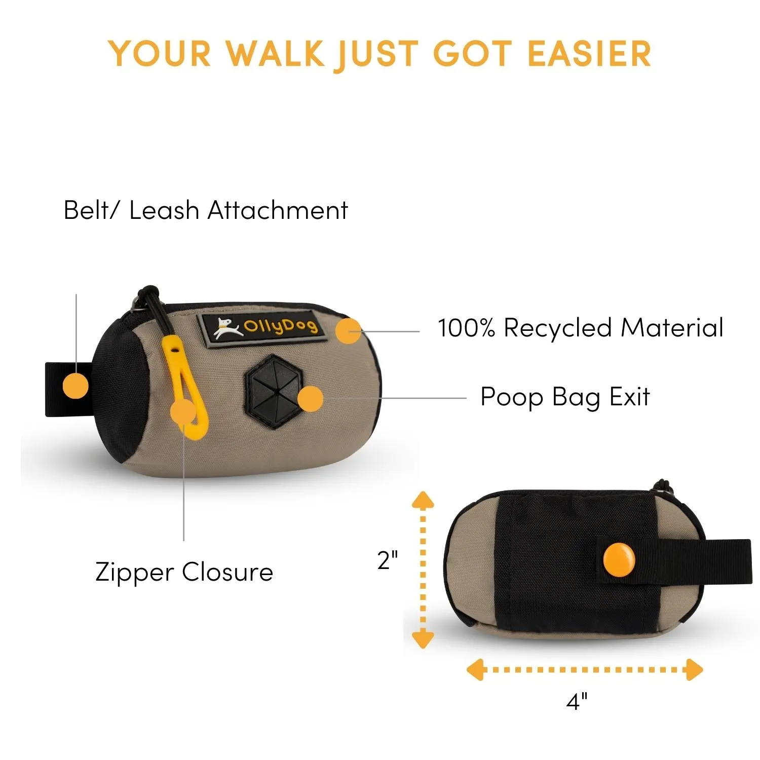 Scoop Pick Up Bag | Waste Bag Dispenser