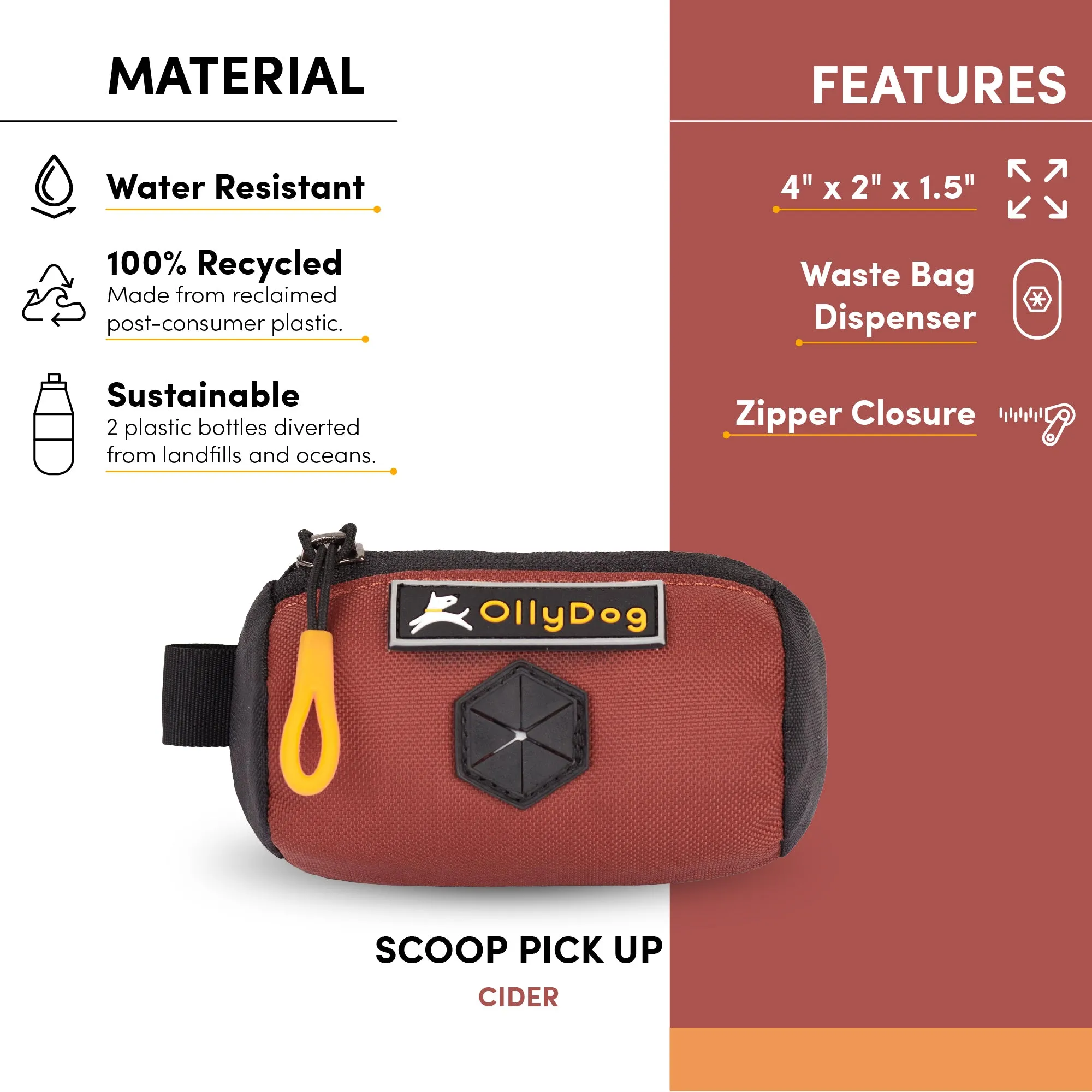 Scoop Pick Up Bag | Waste Bag Dispenser