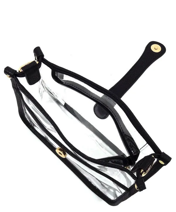 See Thru Guitar Strap Hobo Crossbody Bag