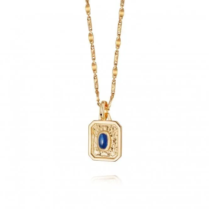 September Birthstone 18ct Gold Plated Necklace BS09_GP