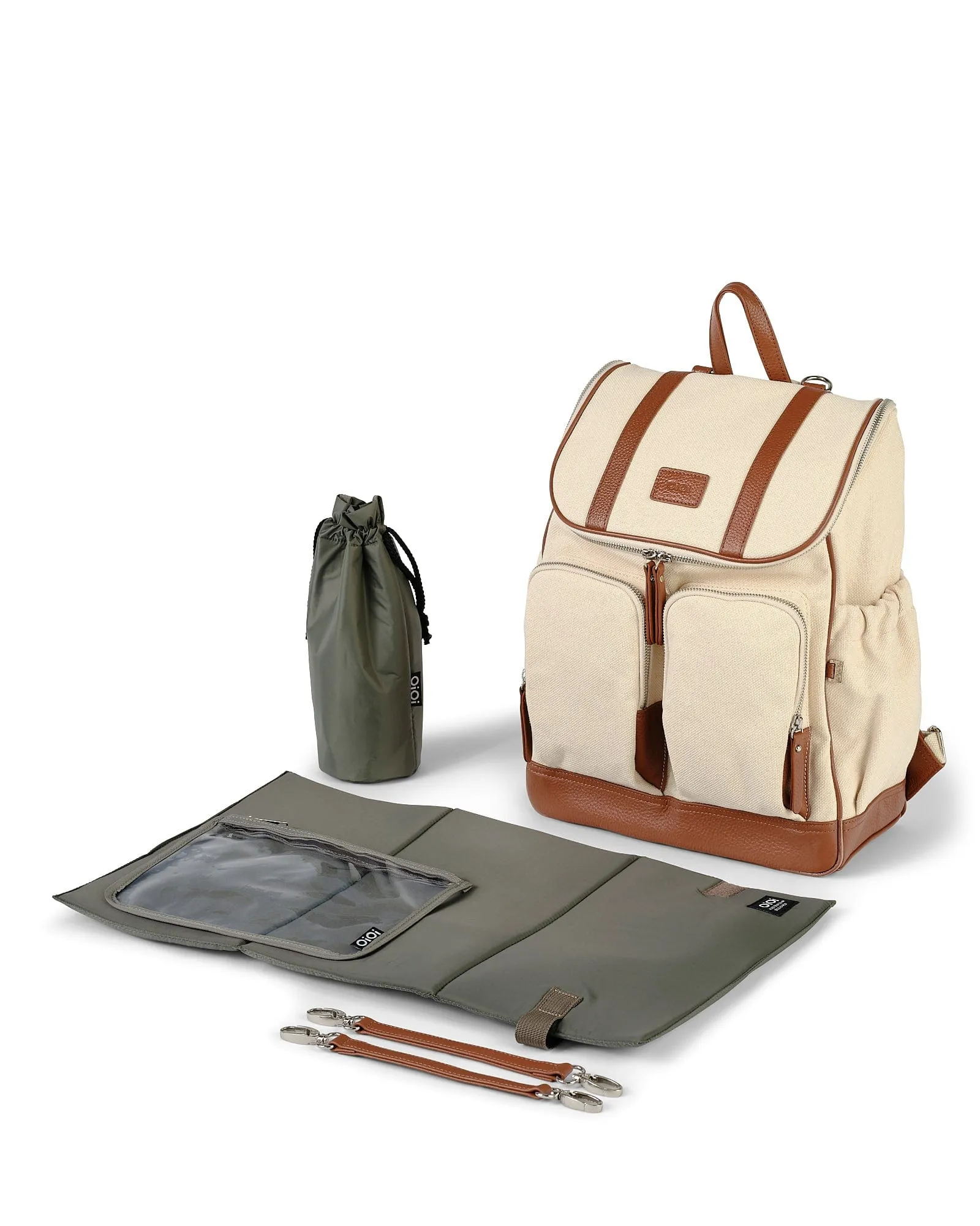 Signature Nappy Backpack - Natural Canvas