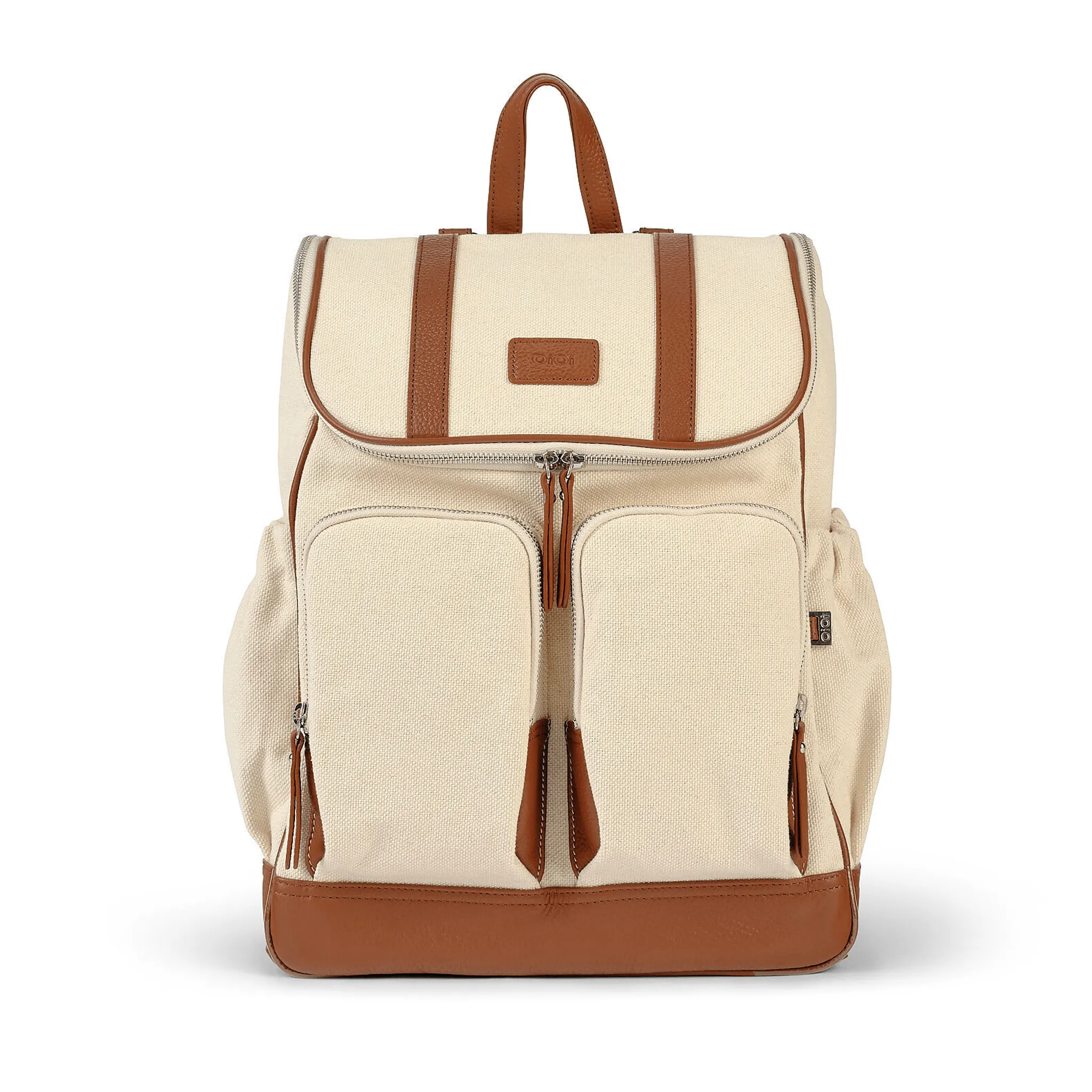 Signature Nappy Backpack - Natural Canvas