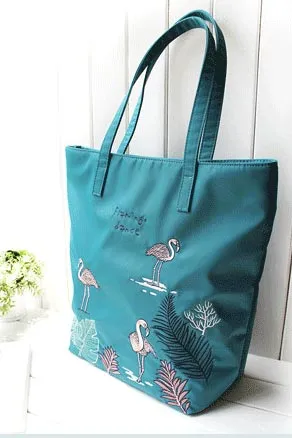 Single shoulder bag，artistic animal embroidery  001-144