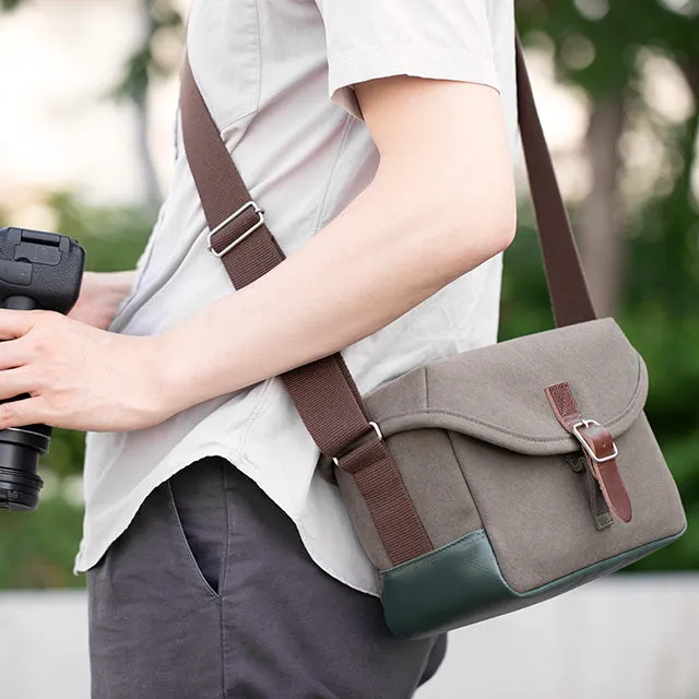 Small Shoulder Bag - Camera Bag Design / Ecru -, Cross Body Bag