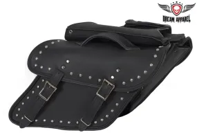 Studded Saddlebag for Harley Davidson Dyna's