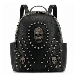 Studded Skull Fashion Backpack H141701B