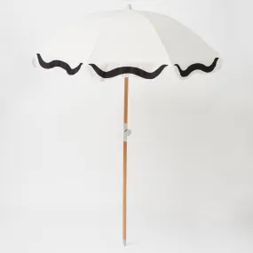 SUNNYLiFE Luxe Beach Umbrella Casa Marbella Vintage Black