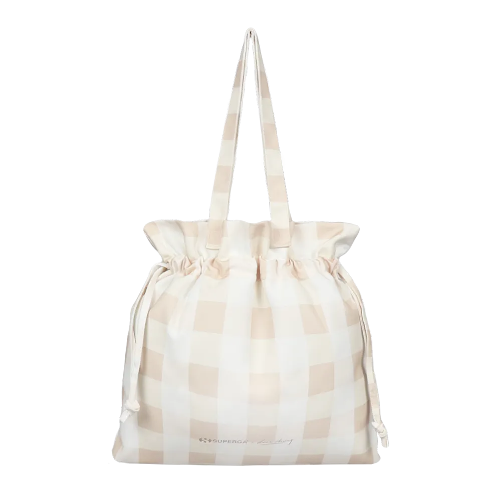 Superga X Drea Chong Drawstring Bag Beige